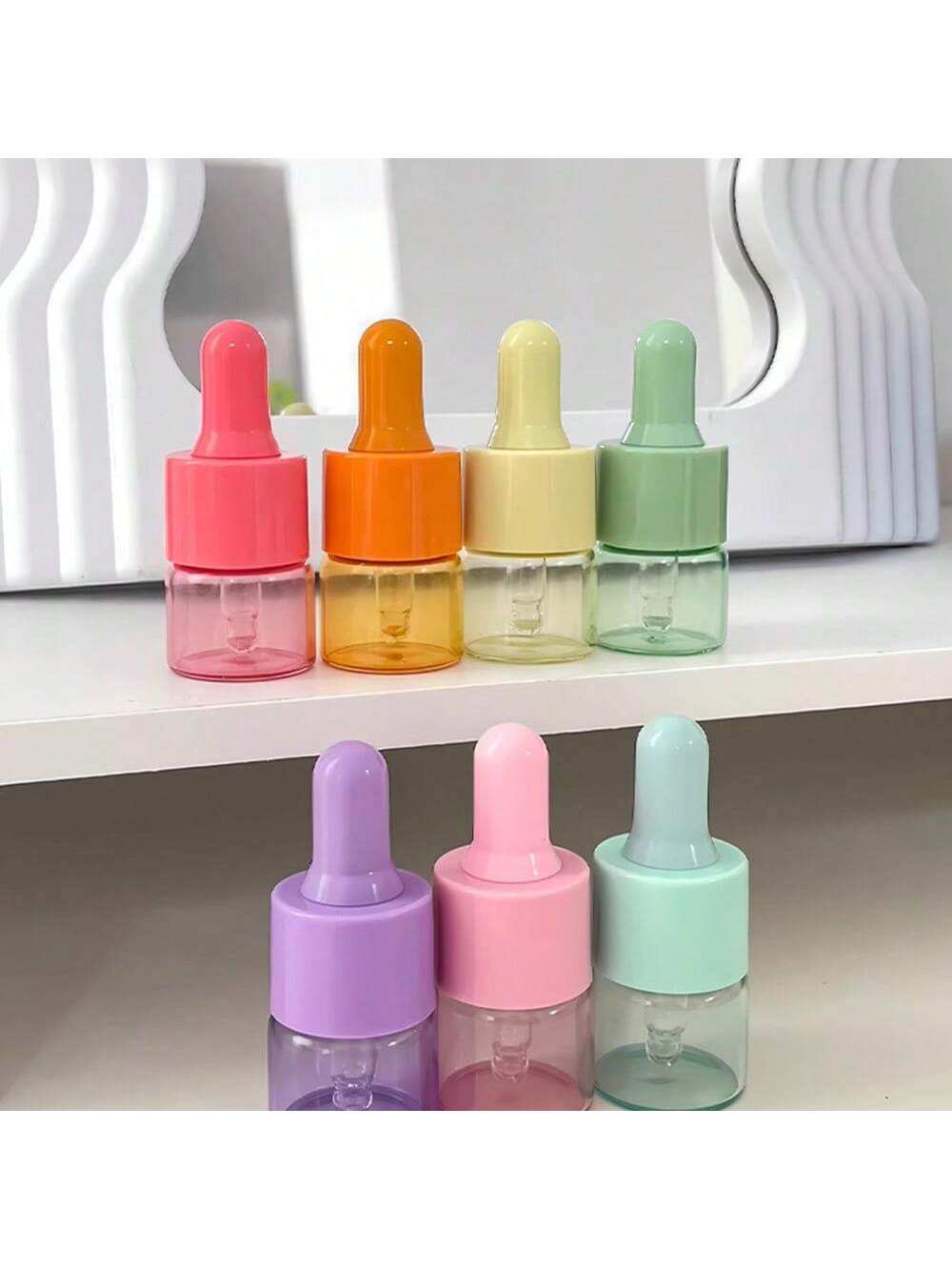Juice Bottle Dropper - 5 botellas cuentagotas de vidrio de