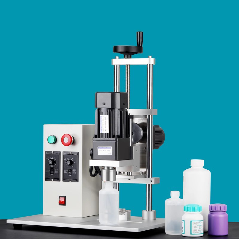 Juice Bottle Dropper - Máquina semiautomática de mesa para tapar