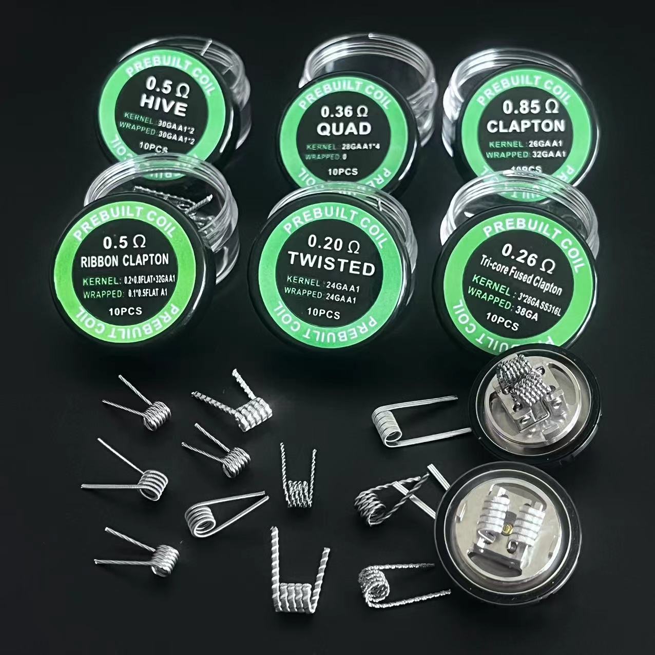 Clapton Wire Pre Built - 50 uds/30 uds/20 piezas Uds/10 Uds