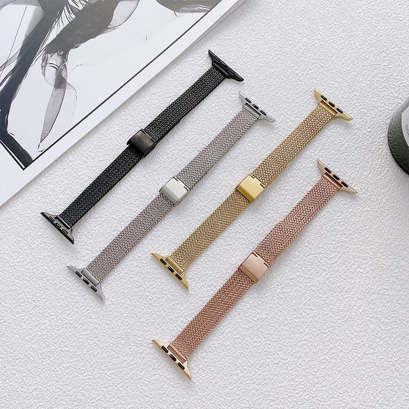 Mesh Coil Strip - Correa de Reloj de Metal Delgada