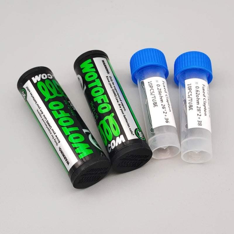 Clapton Wire Pre Built - Bobinas de Calentamiento Ni80 Dual Core