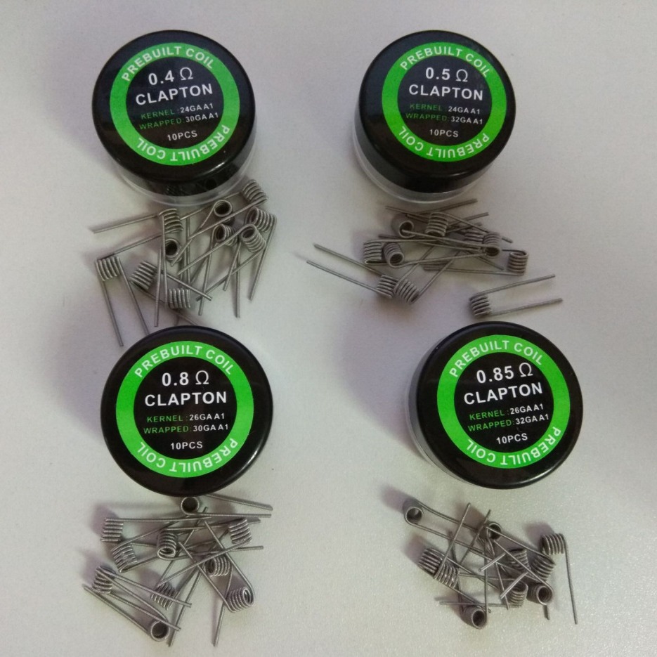 Clapton Wire Pre Built - 10 Unidades/Caja de Cables de Calentamiento