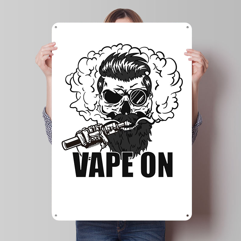 Accessories For Vaping - Cool Vape-Pósteres electrónicos de hojalata, arte