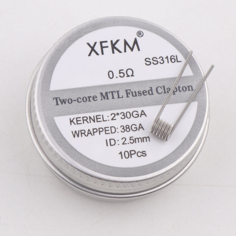 Clapton Wire Pre Built - XFKM-bobinas prefabricadas para MTL RDA RTA
