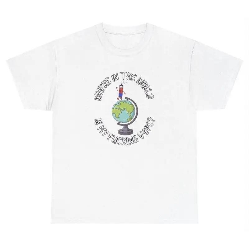 Vaping Addict - ¿Dónde es mi vapeo camiseta divertida
