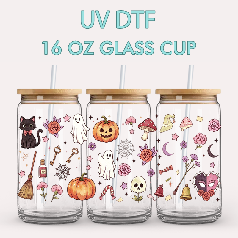 Rdta Tank Glass - Pegatinas UV DTF - 4 Hojas