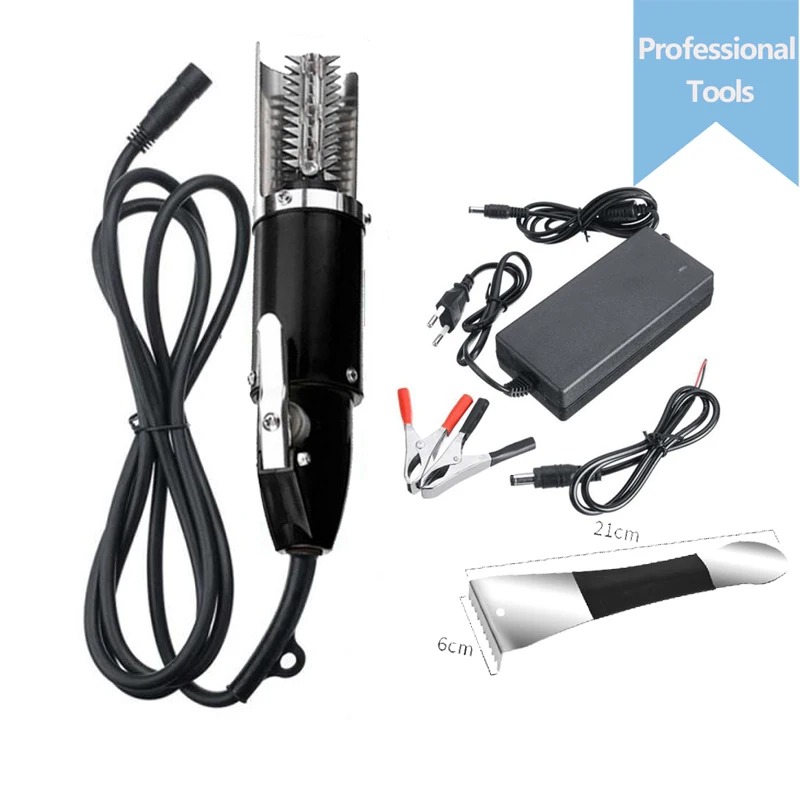 Mesh Coil Strip - Cuchillo para mariscos, raspador de escamas