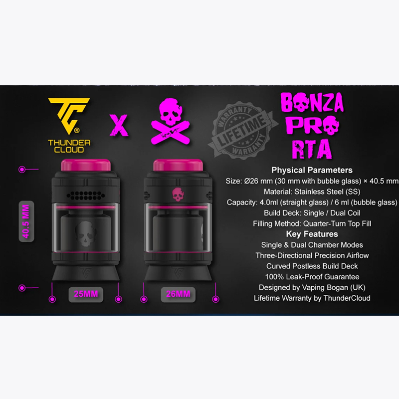 Nuevo Atomizador Original Thun - Vaping Area reseña y precio