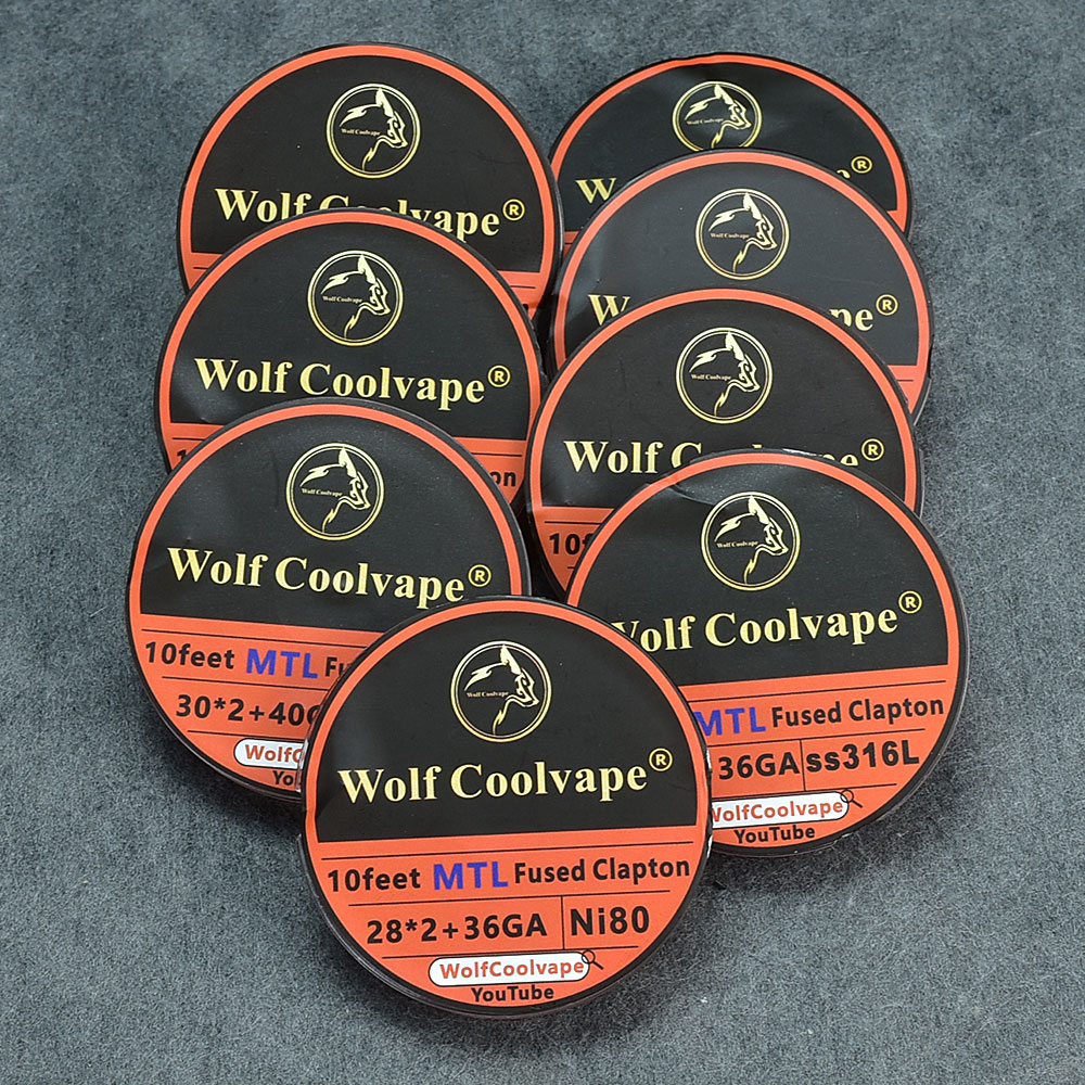 10 pies NI80/A1/SS316L MTL res - Clapton Wire Pre Built reseña y precio