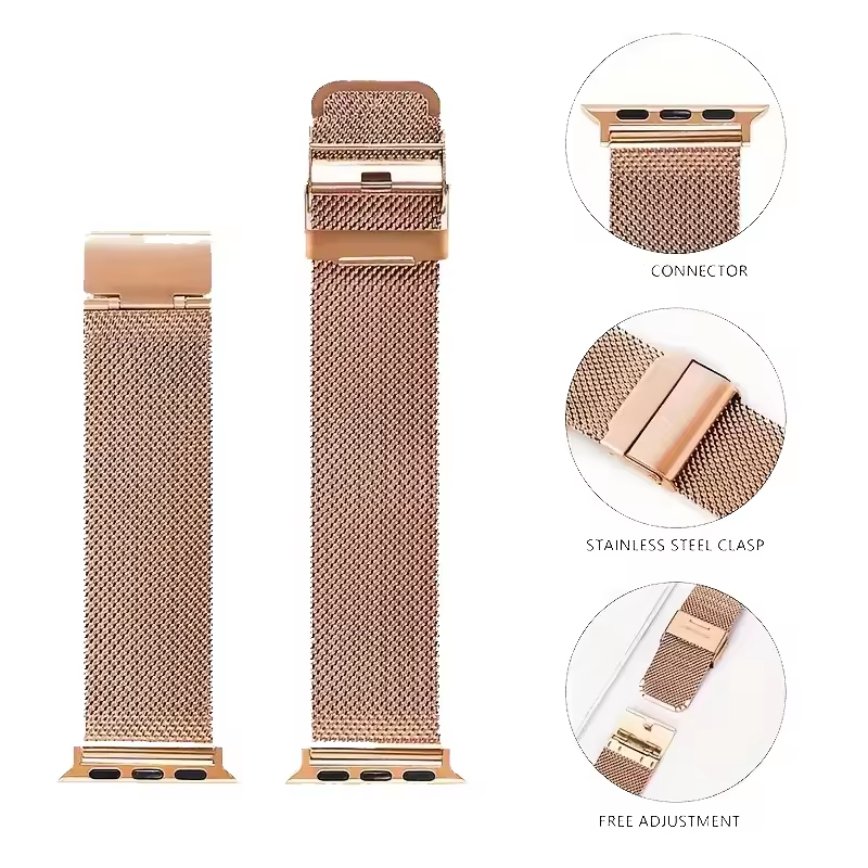 Correa Milanese Loop para Appl - Mesh Coil Strip reseña y precio