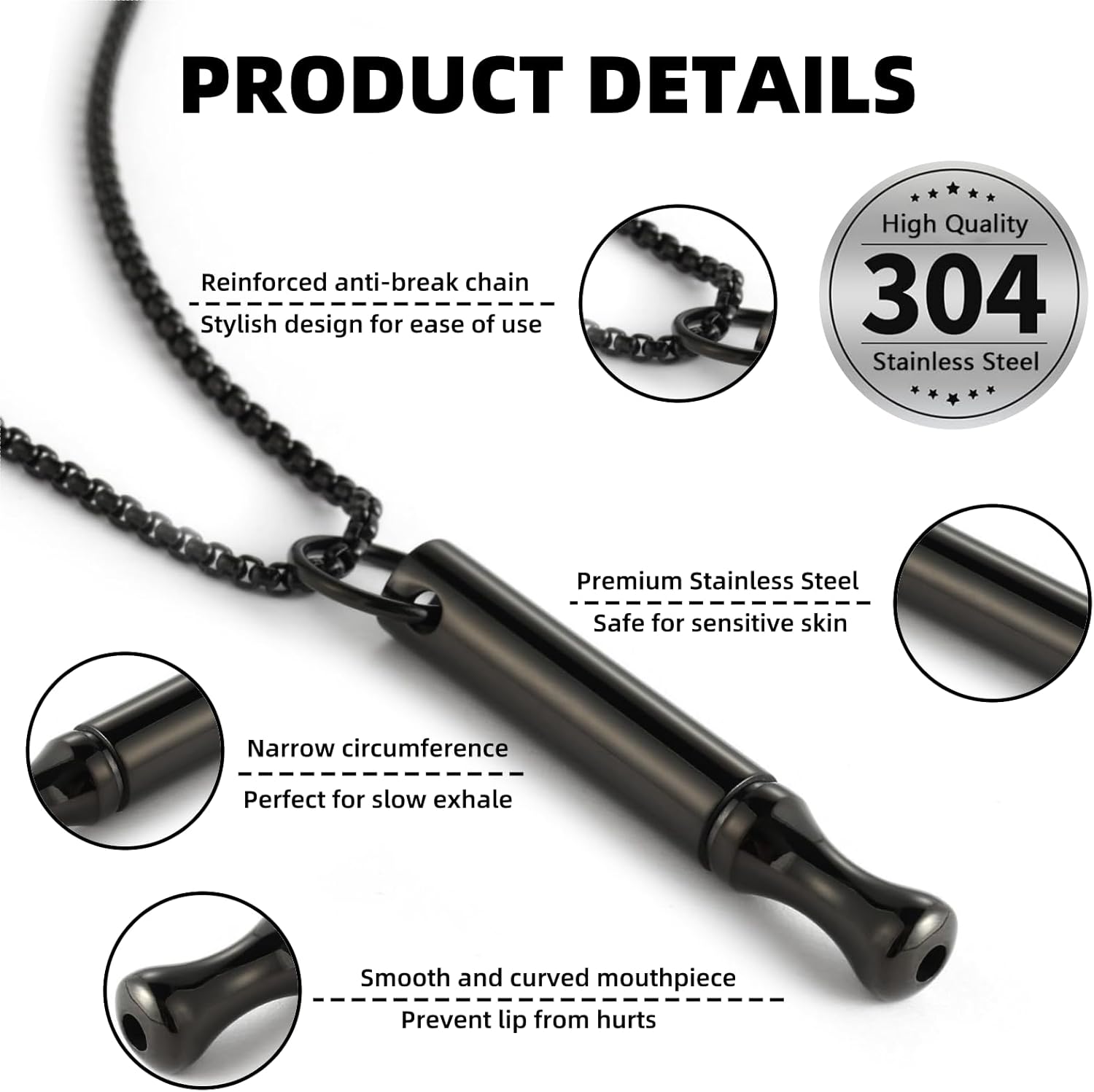 Collar de respiración de acero - Vaping Area reseña y precio
